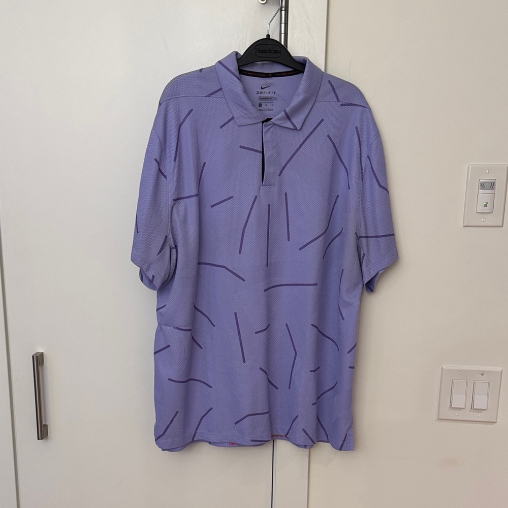 Tiger woods Purple Men's polo